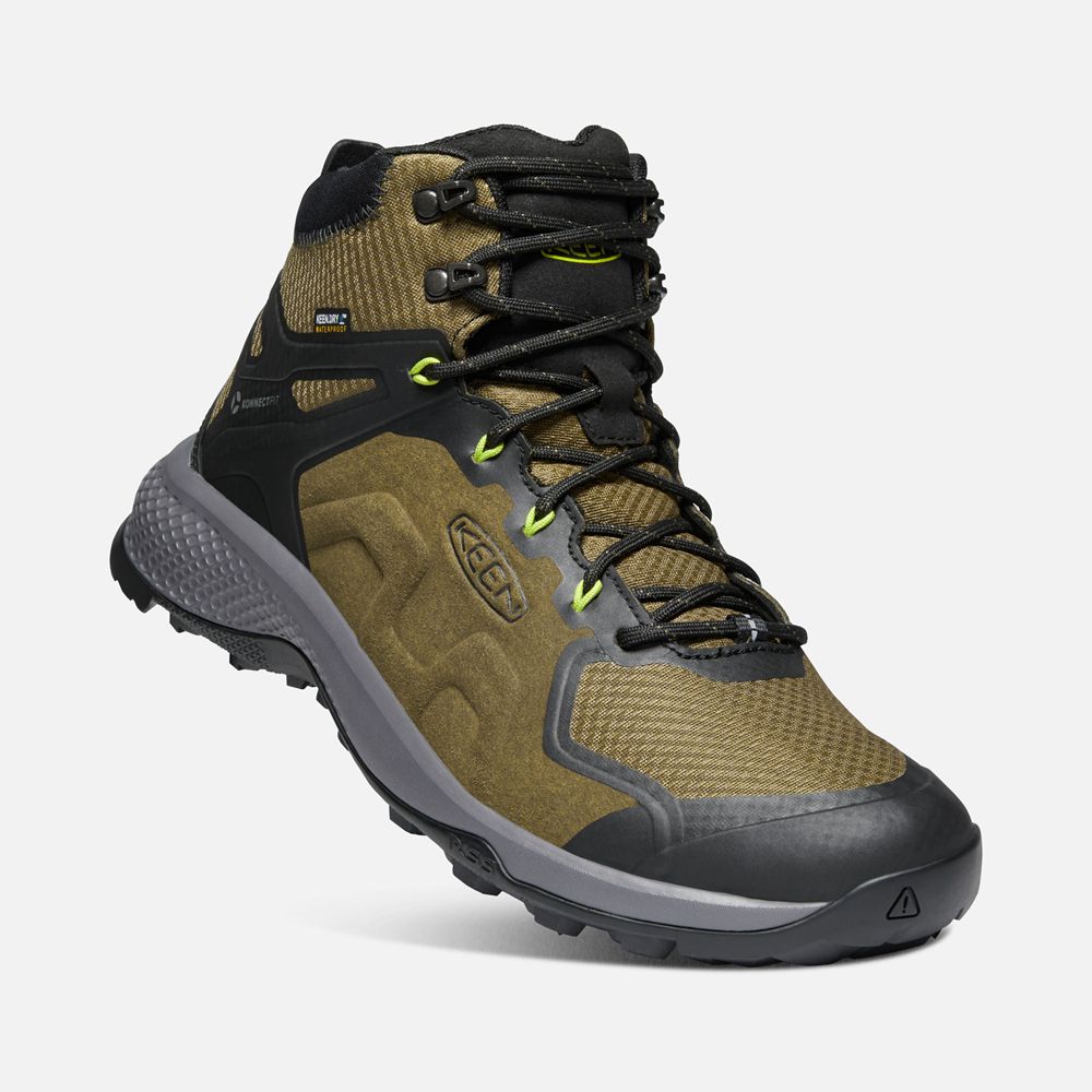 Keen Outdoor Bot Erkek Koyu Zeytin Yeşili - Explore Waterproof - Türkiye ANKU69487